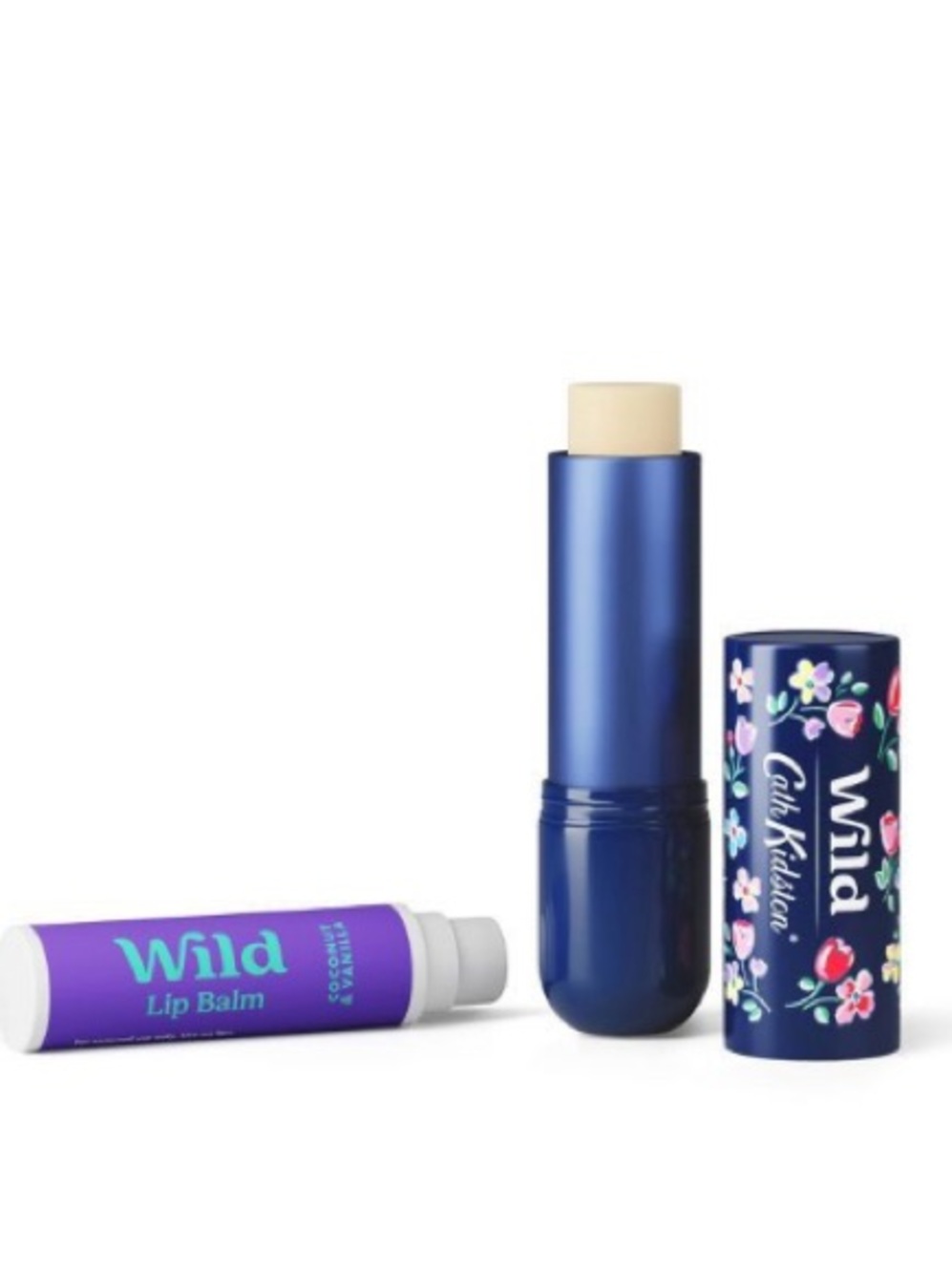 WILD X CATH KIDSTON NWT Floral Lip Balm Starter Kit - Coconut & Vanilla - 0.15oz